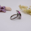 Bague ajustable Loup en acier inoxydable