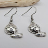 Boucles d'oreilles football