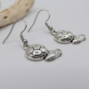 Boucles d'oreilles football