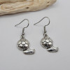 Boucles d'oreilles football