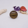 Bague ajustable en acier inoxydable avec rayures